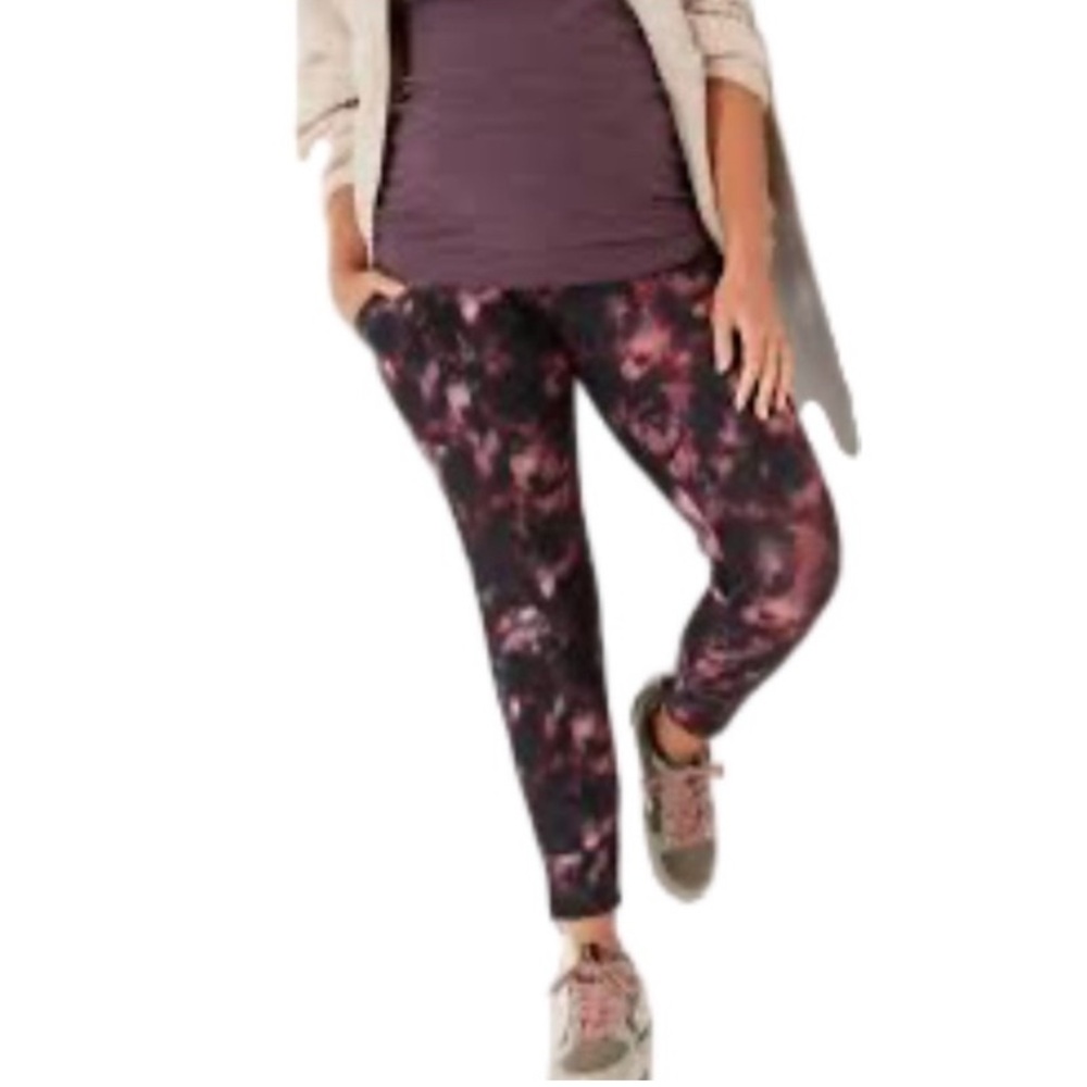 Old Navy Maternity Tie Dye High Rise High Waisted 7/8 Length Joggers Size Medium